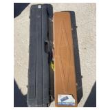 Two hard plastic gun cases