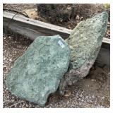 2 large stones. 2x$