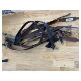 Assorted menï¿½s leather suspenders