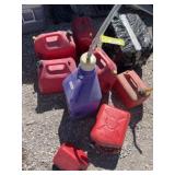 Gas cans and tankless water heater