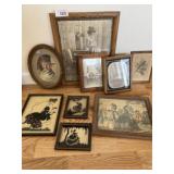 Miscellaneous vintage framed photos