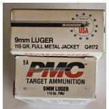 2 lots 1 box of 9mm ammunition 2x$High bidder
