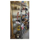 Rolling metal rack