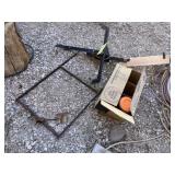 Metal target and clay thrower