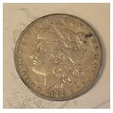 1882 P SILVER MORGAN $1 DOLLAR COIN