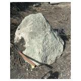 Large Green Stone.   Buyer to bring whatever help