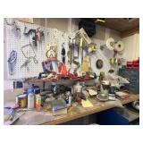 All contents on wall and table