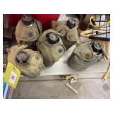Military canteens.  5 lots of 1