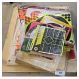 Assortment of target practice paper
