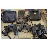 Assortment of binoculars
