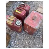 Metal gas cans