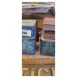 Collection of metal tins