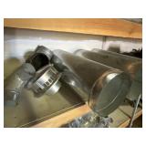 Garage unit heater vertical vent kits