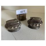 Three antique cigarette lighters