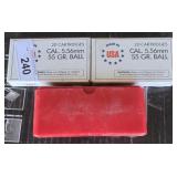 3 lots 1 bx of 5.56  ammo.  3x$High bidder
