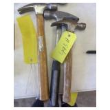 3 Hammers, 16oz, 22 & 24oz framing hammer