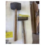 Brass head Hammer, rubber mallet