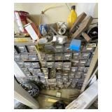 Bull and nut bin with contents