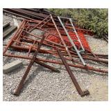 Metal scaffolding, and miscellaneous metal pipe