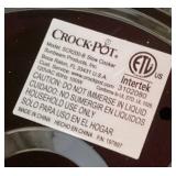 Miniature slow cooker crockpot
