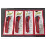 (4) 8 point snap utility knives
