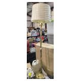 Brass Floor Lamp w/ Shade