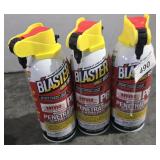 3 can of blaster nuts and bolt penetrating oil