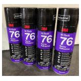 4 Cans 3M Hi-Tack 76 Spray Adhesive