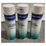 3 Cans Glass Cleaner