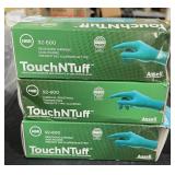 3 TouchNTuff disposable nitrile gloves