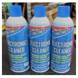 3  Cans Electronic Cleaner