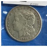 1921 S Morgan Silver $1 Dollar Coin
