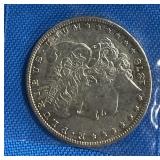 1879 P Morgan Silver $1 Dollar Coin