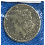 1884 P Morgan Silver $1 Dollar Coin
