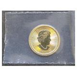 1- .999 Fine Gold 1/4oz  2016 Canada Gyrfalcon