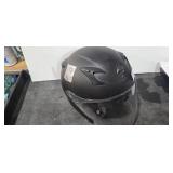 S brand flat black full face helmet size xl