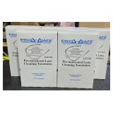 5 pre-moistened lens cleaning towelettes