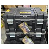 2 DeWalt TSTAK 2 flat top storage cases