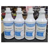 4 bottles glass cleaner