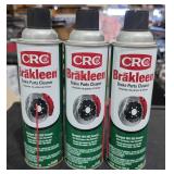 3 CRC braker parts cleaner
