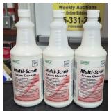 3 Bottles Multi-Scrub Cream Cleaner