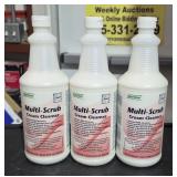 3 Bottles Multi-Scrub Cream Cleaner