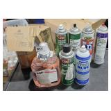 6 Cans Shop Supplies, Liquid Hand Soap & Box
