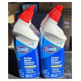 2 lots of 2 bottles Clorox toilet bowl cleaner
