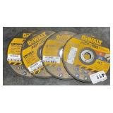 4 DeWalt cut off wheel 6ï¿½x.045ï¿½x7/8ï¿½