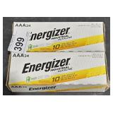 2 boxes Energizer AAA batteries