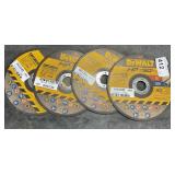 4 DeWalt cut off wheel 6ï¿½x.045ï¿½x7/8ï¿½