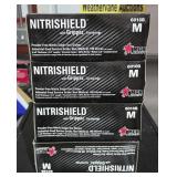 4Lots of 1 Box MCR Safety Nitrishield Gloves sz M