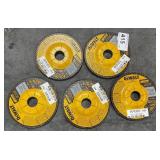 5 DeWalt grind wheel 4 1/2ï¿½x1/4ï¿½x7/8ï¿½
