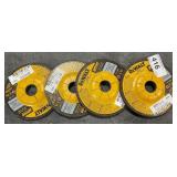 4 DeWalt grind wheel 4 1/2ï¿½x1/4ï¿½x7/8ï¿½